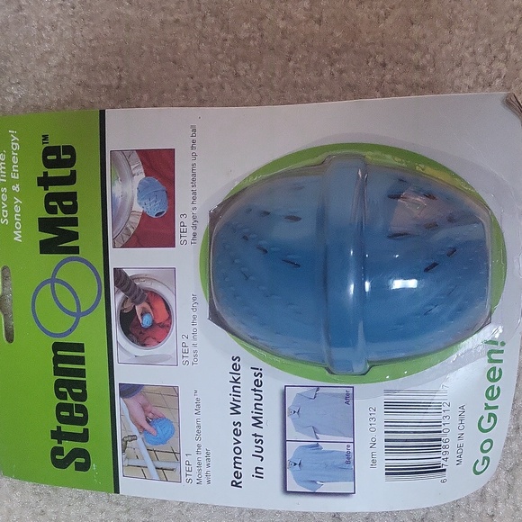 Steam Mate dryer ball removes wrinkles reusable new & sealed - Picture 1 of 6